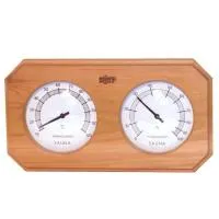 термометр с гигрометром банная станция очки квадрат, канадский кедр, 212f, банный эксперт